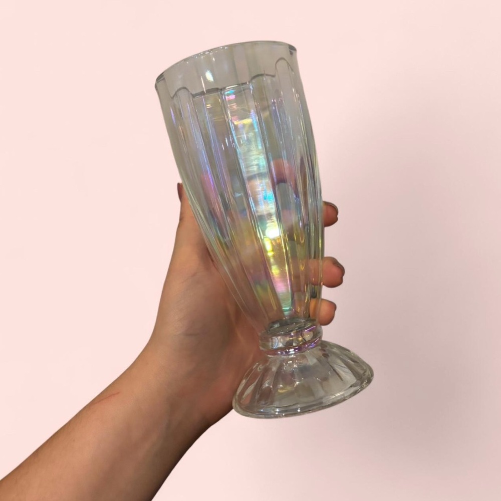 Iridescent Glass Cup